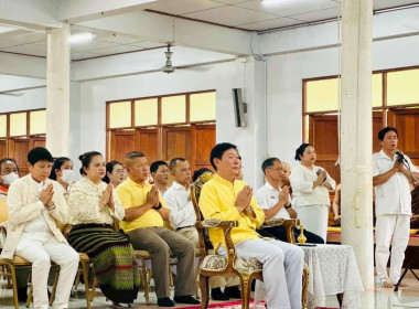 พิธีทำบุญตักบาตรอาหารคาว - หวาน เนื่องในเทศกาลวันวิสาขบูชา ... พารามิเตอร์รูปภาพ 2