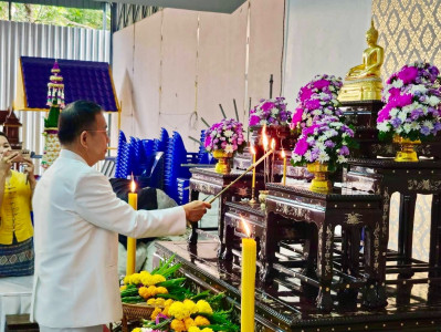 พิธีเวียนเทียน ตามโครงการส่งเสริมพระพุทธศาสนา ... พารามิเตอร์รูปภาพ 1