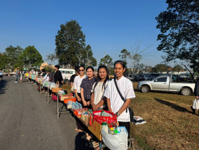 ทำบุญตักบาตรอาหารแห้งถวายพระสงฆ์ จำนวน 100 รูป พารามิเตอร์รูปภาพ 1