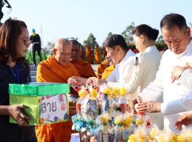 ทำบุญตักบาตรอาหารแห้งถวายพระสงฆ์ จำนวน 100 รูป พารามิเตอร์รูปภาพ 3