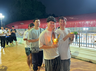 พิธีเวียนเทียน เนื่องในวันมาฆบูชา จังหวัดจันทบุรี ... พารามิเตอร์รูปภาพ 9