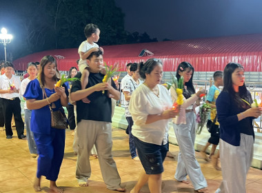 พิธีเวียนเทียน เนื่องในวันมาฆบูชา จังหวัดจันทบุรี ... พารามิเตอร์รูปภาพ 11