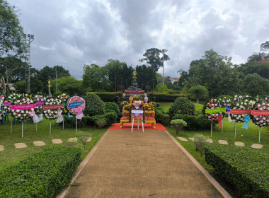 พิธีสวดมนต์พระพุทธมนต์ และทำบุญตักบาตร ... พารามิเตอร์รูปภาพ 4