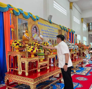 พิธีเจริญพระพุทธมนต์เฉลิมพระเกียรติถวายพระพรชัยมงคล พารามิเตอร์รูปภาพ 1