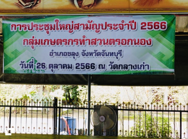 ประชุมใหญ่สามัญประจำปี 2566 ของกลุ่มเกษตรกรทำสวนตรอกนอง พารามิเตอร์รูปภาพ 1