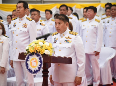 พิธีวางพานพุ่มดอกไม้สด ถวายราชสักการะสมเด็จพระนเรศวรมหาราช พารามิเตอร์รูปภาพ 1