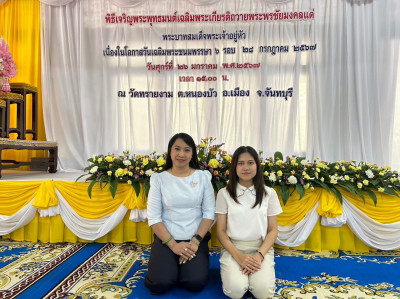 พิธีเจริญพระพุทธมนต์เฉลิมพระเกียรติถวายพระพรชัยมงคลแด่ ... พารามิเตอร์รูปภาพ 1